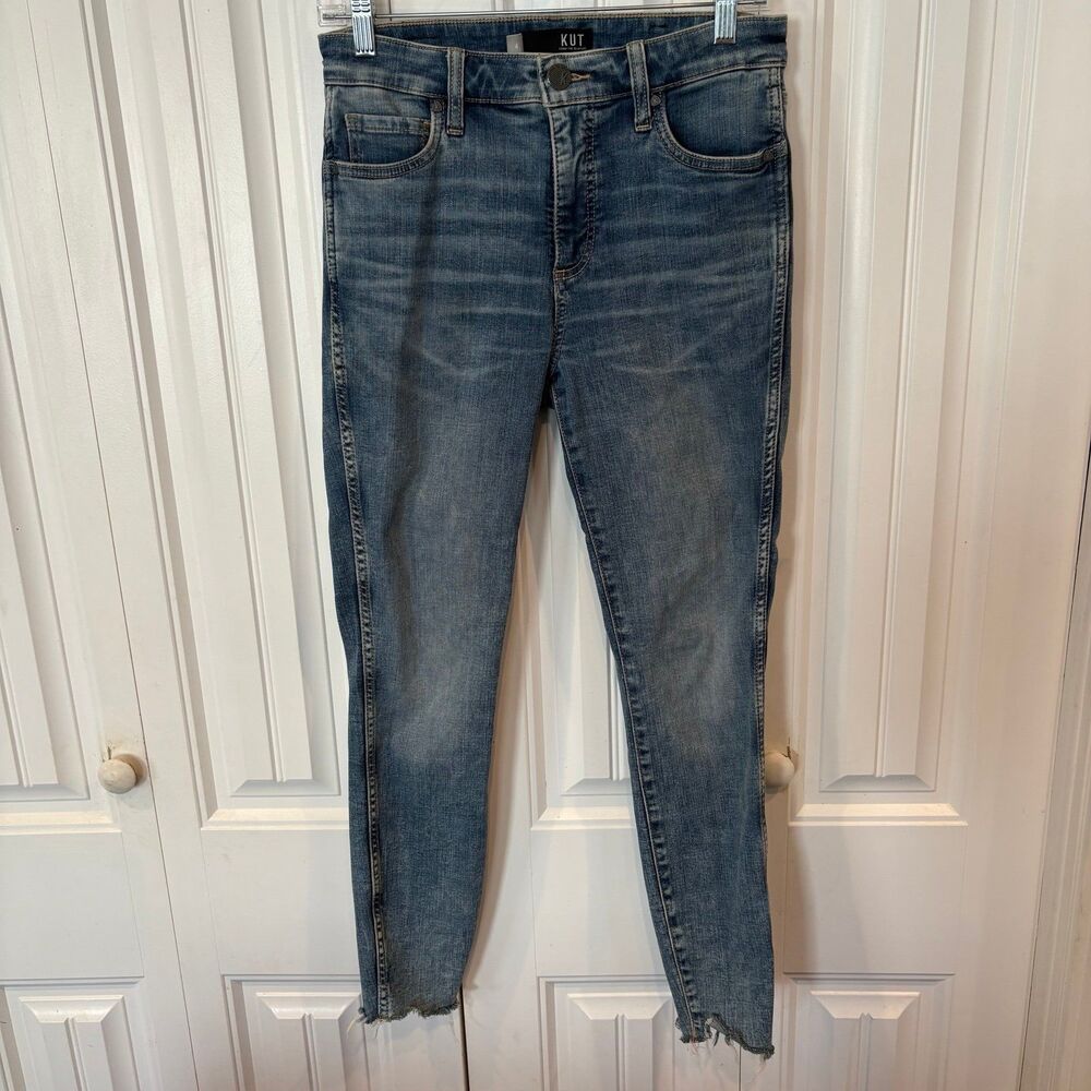 Kut From The Kloth Connie High Waisted Fab Ab Ankle Skinny Jeans Size 4